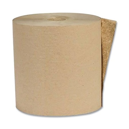 American Paper Converting Hardwound Hardwound Paper Towels, 1-ply Ply, 800 ft, Kraft APVEK80166